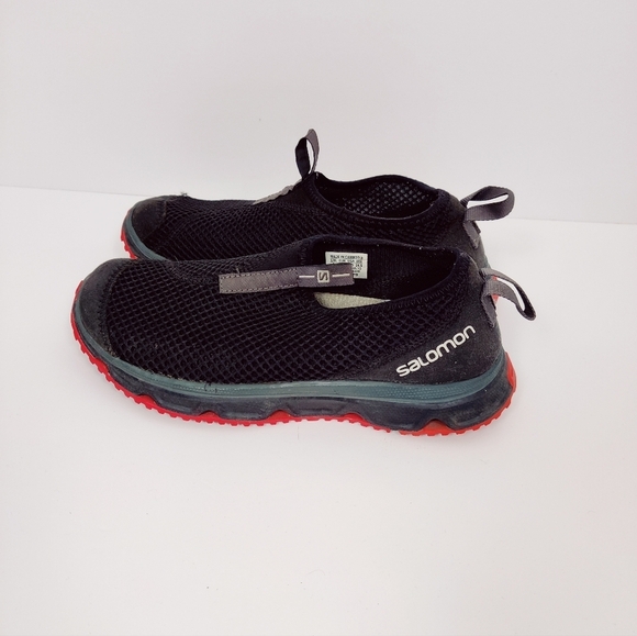 Salomon RX Moc 3.0 Sports Shoes Sneakers in Black & Red Size 7.5 - Picture 4 of 8